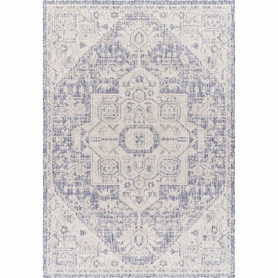 Hauteloom Aure Beige & Blue Indoor & Outdoor Rug