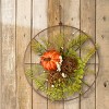13" Harvest Flower Circular Decoration - National Tree Company - 2 of 4