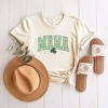 Simply Sage Market Women's Lucky Mama Varsity Clover Short Sleeve Graphic Tee - 3 of 4