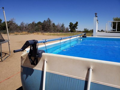 In-Ground Pool Cover Reel with Aluminum Tubes 3 x 96 - Bed Bath & Beyond  - 23591066