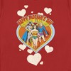 Women's Wonder Woman Happy Mother's Day Heart T-Shirt - 2 of 4