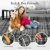 Washable Area Rug Non-Shedding & Easy Care Mat for Kitchen Dining Room Living Room Bedroom Home Decor, Modern Farmhouse Foldable Thin Non Slip Carpet - 4 of 4