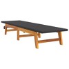vidaXL Sun Lounger Black and Brown PE rattan Extra Long - 3 of 4