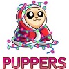 Junior's Design By Humans Comfy Christmas Pupper By Puppers T-Shirt - 2 of 3