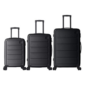 FURNIinspire Bag And Luggage Sets Hard Shell 3 Piece Suitcase Set, Travel Luggage Business Suitcases with Wheels, Black, 19.88"*10.63"*29.92" - 1 of 4