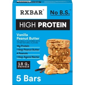 RXBAR High Protein Bars Vanilla Peanut Butter - 10.5oz/5ct - 1 of 4