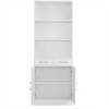 Ridstar 70 in. H White Bathroom Cabinet with Two Doors and Drawers, Adjustable Shelf - 3 of 4