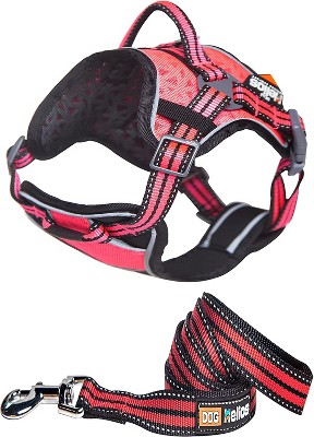 Dog Helios Dog Chest Compression Pet Harness and Leash Combo