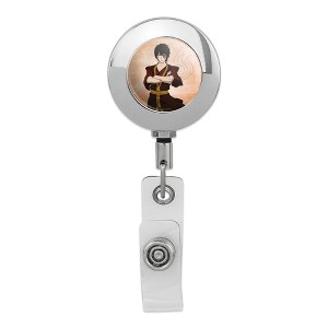 Avatar The Last Airbender Zuko Metal Chrome Badge ID Card Holder Clip - 1 of 3