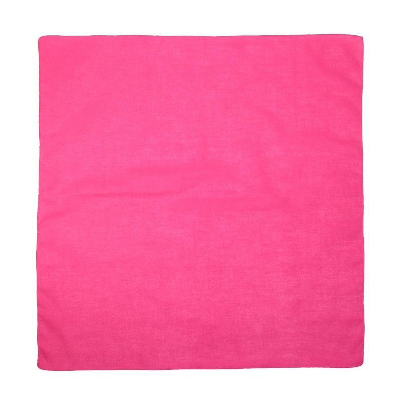 CTM Cotton Solid Color Bandanas (Pack of 5 of Same Color), 1 of 2