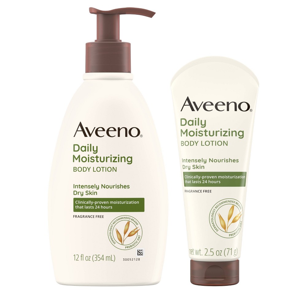 Photos - Shower Gel Aveeno Daily Moisturizing Lotion For Dry Skin with Oats and Rich Emollient 