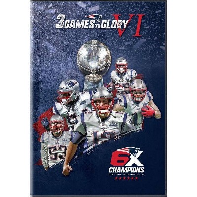 3 Games to Glory VI: New England Patriots (DVD)(2019)