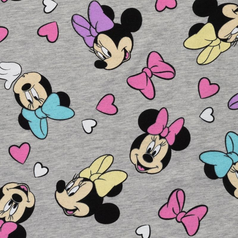 Mickey Mouse & Friends Minnie Mouse Girls 3 Pack Graphic T-Shirts Little Kid to Big Kid, 5 of 8