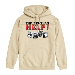 Men's - The Beatles - Help Photos-Men's Pullover Fleece Hoodie Graphic Fleece Pullover Hoodie - 1 of 4