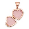 Black Bow Jewelry 14k Rose Gold 10mm Scroll Heart Locket - 4 of 4