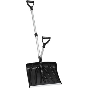 Lightweight 3.5LBS Aluminum Snow Shovel – 18x13in Blade, Ergonomic Assisted D-Ring Handle, for Driveways, Walkways & Outdoor Spaces - 1 of 4