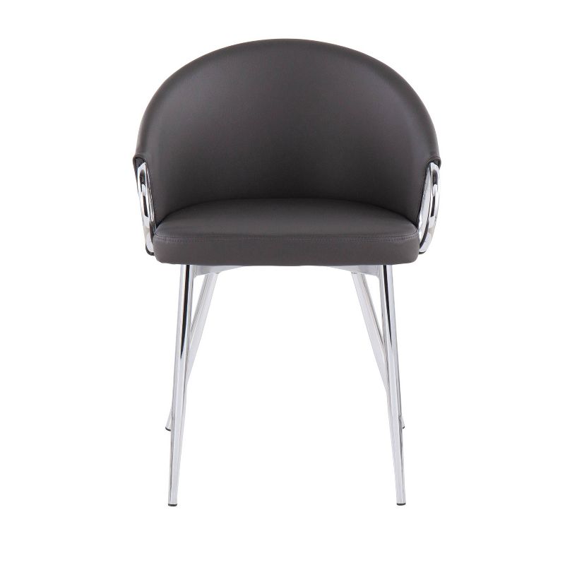 Claire Contemporary and Glam Dining Chair - LumiSource, 6 of 18