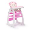 DOMETOUR Multipurpose Adjustable Highchair for Baby Toddler Dinning Table with Feeding Tray and 5-Point Safety Buckle - 3 of 4
