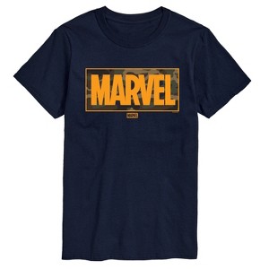 Men's - Marvel - Camo Logo Short Sleeve Graphic T-Shirt - 1 of 3