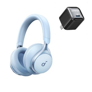 soundcore by ANKER Space One ヘッドフォン　ブルー Soundcore by Anker, Space One, Active Noise Cancelling Headphones