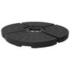 vidaXL Umbrella Base Black HDPE Plastic Large Heavy Weight Endurance - 4 of 4