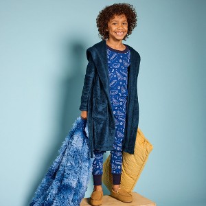 Lands' End Kids Pattern Snug Fit Pajama Set - 1 of 2