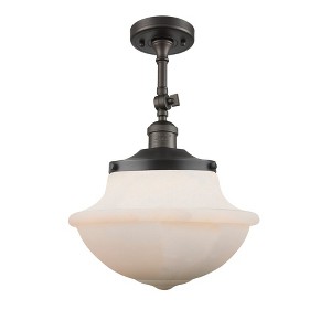 Oxford - 1 Light Adjustable Semi-Flush Mount In Traditional Style-15.5 Inches Tall and 11.75 Inches Wide - 1 of 1