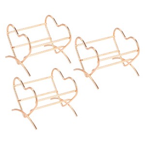 Unique Bargains Love Shaped Beauty Egg Makeup Sponge Holder 3 Pcs - 1 of 4