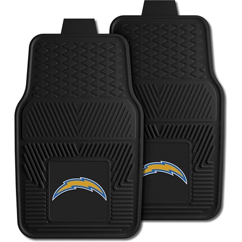 Fanmats 27 X 17 Inch Universal Fit All Weather Protection Vinyl Front Row Floor  Mat 2 Piece Set For Cars, Trucks, And Suvs, Nfl Los Angeles Chargers :  Target