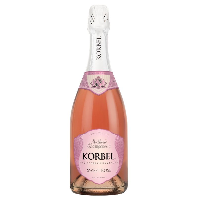 Korbel Sweet Ros&#233; Wine - 750ml Bottle, 1 of 11