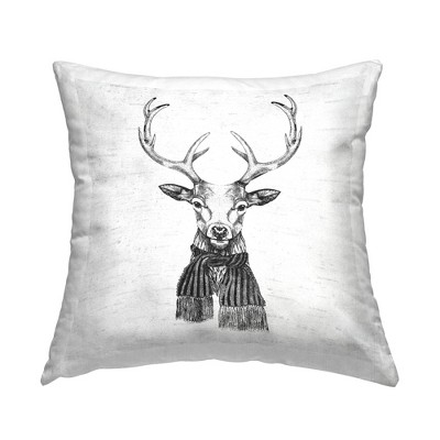 Stupell Industries Winter Deer Wearing Scarf