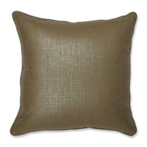 Alchemy Linen Square Throw Pillow Copper - Pillow Perfect, Brown