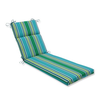 Aruba Stripe Chaise Lounge Outdoor Cushion - Pillow Perfect