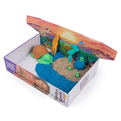 Eco-Friendly Kinetic Sand Turtle Beach Play Set