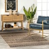 Nuloom Anisa Stripe Easy-Jute Pet Friendly Machine Washable Area Rug - 2 of 4