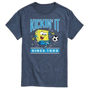 Men's - Spongebob Squarepants - Kickin It Since 1999 -Men's Short Sleeve Graphic T-Shirt Short Sleeve Graphic T-Shirt - 1 of 4
