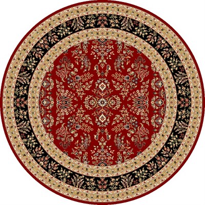 Lyndhurst Sarouk LNH331 Power Loomed Rugs - Safavieh