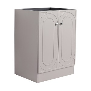 SEVOBAL Bathroom Vanities Freestanding 24 Inch Vanity with Soft Close Cabinet Doors for Bathroom, Gray, 23.25"*19.5"*33.37" - 1 of 4