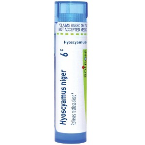 Hyoscyamus Niger 6C by Boiron Homeopathic Single Medicine For Stress & Sleep  -  80 Pellet - 1 of 2