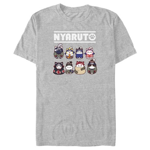 Men's Naruto Nyaruto Classic Lineup T-Shirt - image 1 of 4