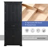 NicBex 72.2"/72" Bathroom Storage Cabinet with Doors and Drawer,Bathroom Floor Cabinet with Adjustable Shelves,Storage Cabinet for Kitchen,Office - 4 of 4