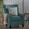 Thalia Traditional Fabric Recliner Dark Teal - Christopher Knight Home: Upholstered Polyester Chair, 90 Day Warranty - 2 of 4