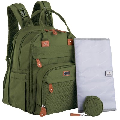 BabbleRoo Polyester Diaper Bag Backpack for Stylish Parents, Spacious Baby Bag, Versatile Baby Diaper Bag