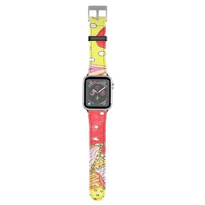 Rosie Brown Swirls 42mm/44mm Silver Apple Watch Band - Society6 - 1 of 3