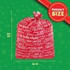 Joyfy 8Pcs Jumbo Christmas Giant Goody Gift Bags 44” X 36” with Gift Tags for Holiday Treats, Oversize Xmas Gifts - 4 of 4