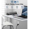 Itopfox Desk Clamp Power Strip with USB C Fast Charging, 40W Total, 4 PD 20W USB C Ports, Desk Edge Mount Surge Protector, 5 Outlets, ETL Listed - 4 of 4