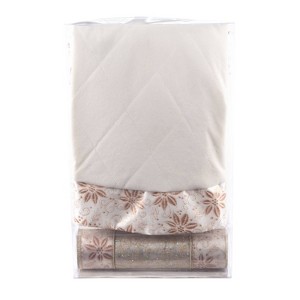 Christmas Magic 4ct Christmas Decorative Set Tree Skirts Gold - 1 of 4