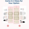 Generic Travel Toiletry Bag Hanging Travel Bag Puffy Makeup Cosmetic Bag Organizer, Carry-on Travel Accessories Essentials, Beige-M - 4 of 4