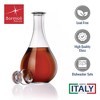 Bormioli Rocco Loto Winery Decanter - Nature-Inspired Teardrop Glass Design with Airtight Stopper, 43 Oz - Italian Elegance, Dishwasher Safe - 3 of 4