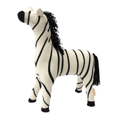 stuffed zebra toy